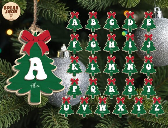 Alphabet Christmas Tree Ornament Svg: Laser Cutting and Winter Amp Review