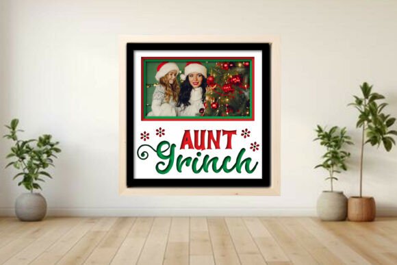 Aunt Grinch Photo Frame Shadow Graphics and Crafts Review