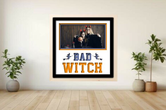Bad Witch Photo Frame Shadow Graphics and Crafts Review