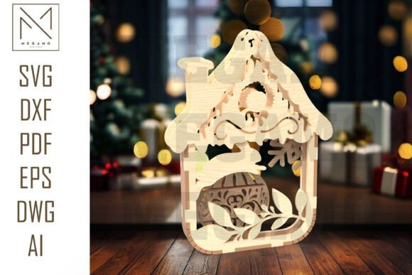 Christmas Rabit Ornament SVG: Laser Cutting and Winter Amp Review