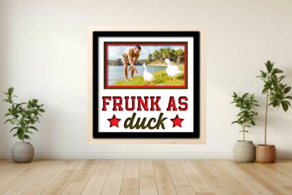 Frunk As Duck Photo Frame Shadow Graphics and Crafts Review
