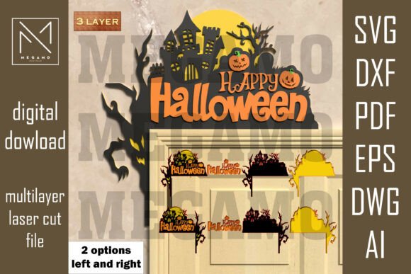Happy Halloween SVG – Door Sign File: Laser Cutting & Autumn Amp Review