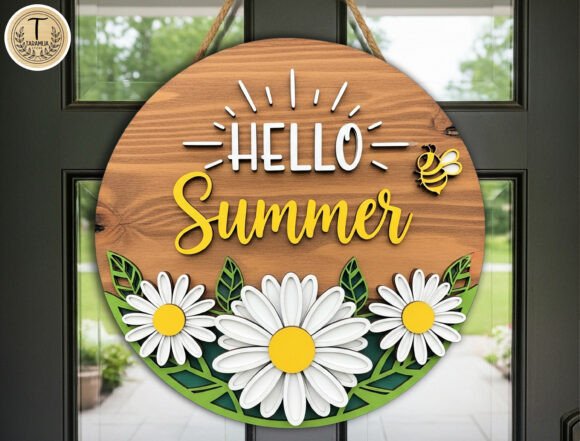 Hello Summer Round Sign SVG: Laser Cutting and Summer Design Review
