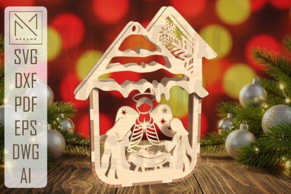 Holy Family Angel Ornament SVG: Laser Cutting & Winter Amp Design Review