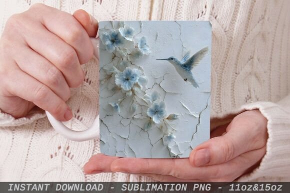 Hummingbird Flowers 3D Mug Wrap PNG: A Practical Review for Graphics and Crafts Sellers