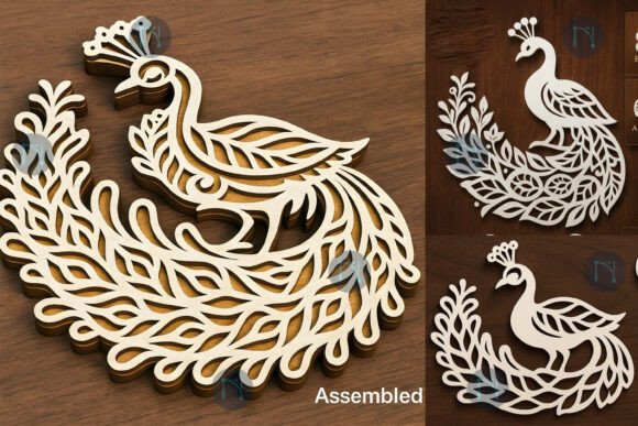 Laser Cutting Ornaments: A Designer’s Review of the Peacock SVG Bundle