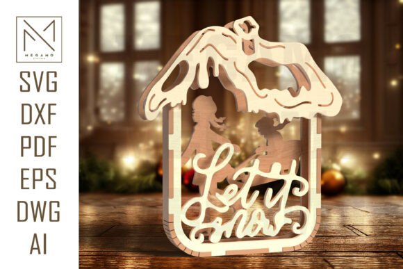 Let It Snow Ornament SVG Review