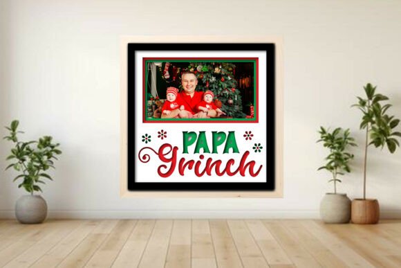 Papa Grinch Photo Frame Shadow Graphics and Crafts Review