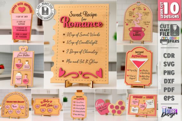 Valentine’s Day Boards Laser Cut Bundle Review