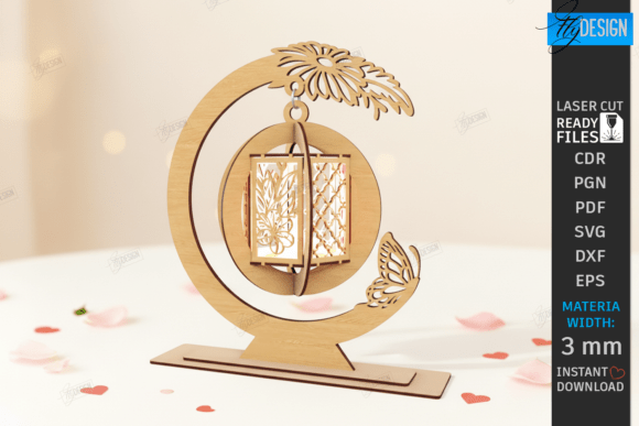 Valentine’s Day Hanging Lantern Laser