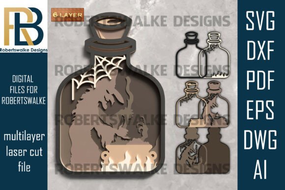 Witch Potion Bottle SVG File Review