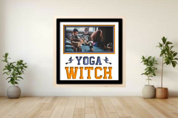 Yoga Witch Photo Frame Shadow Graphics and Crafts Review